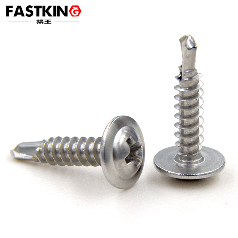 SUS304 cross recessed truss head self drilling screw